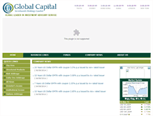 Tablet Screenshot of globalcapone.com